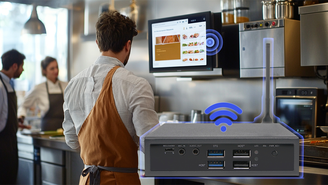 MBOX-3399M in Smart Restaurant KDS Project