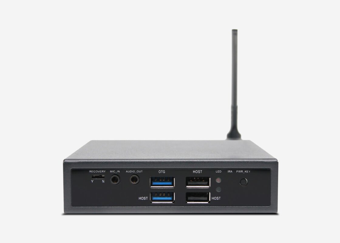 MBOX-3399M – Industrial-Grade Information Publishing Box with RK3399 and 4K Dual Display