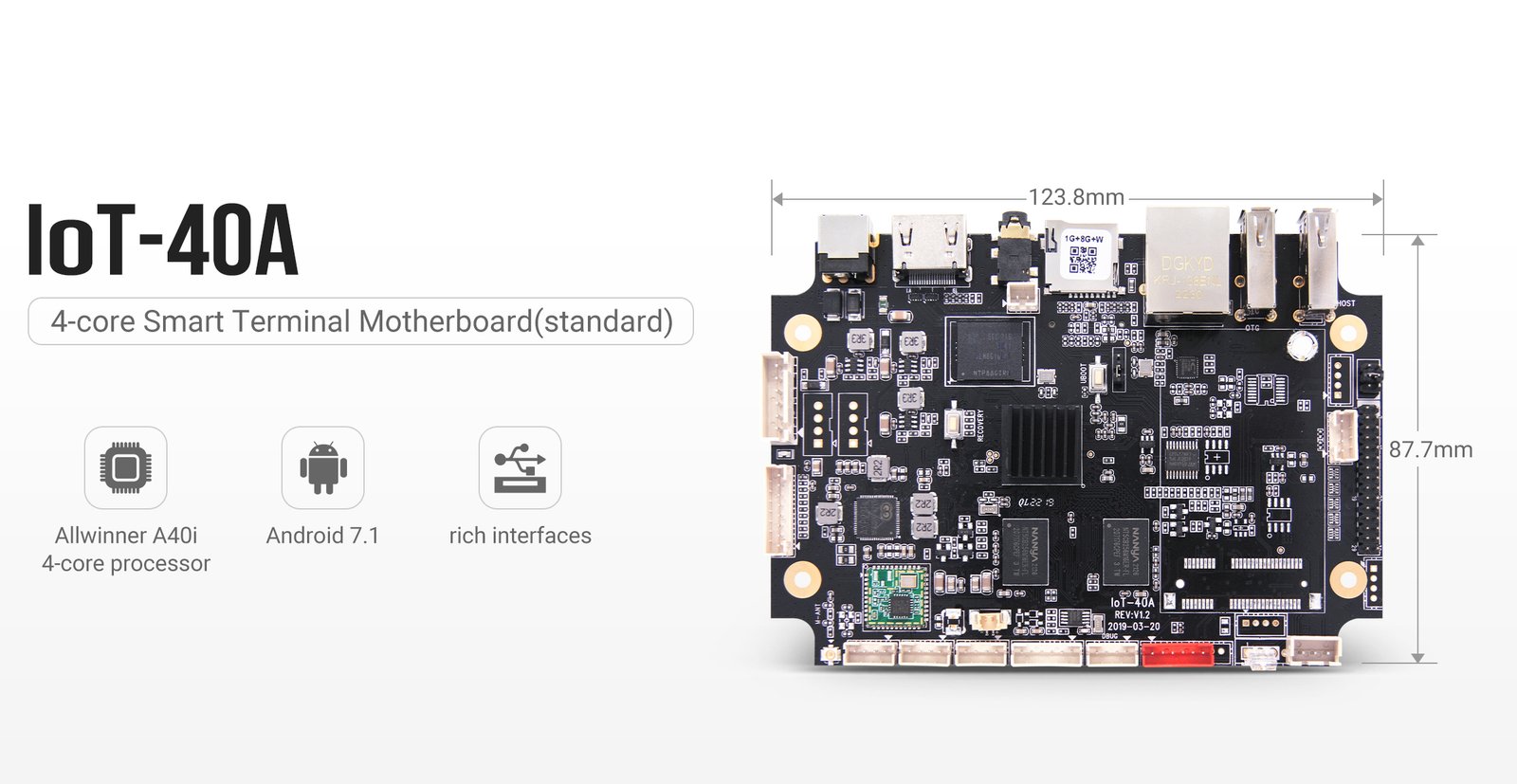 IoT-40A advertising player motherboard