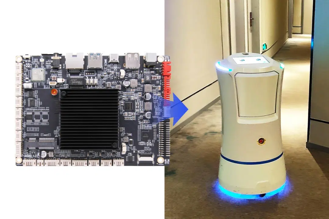 Case Study: Application of ShiMeta AIoT-3576E AI Terminal Motherboard in Hotel Service Robots
