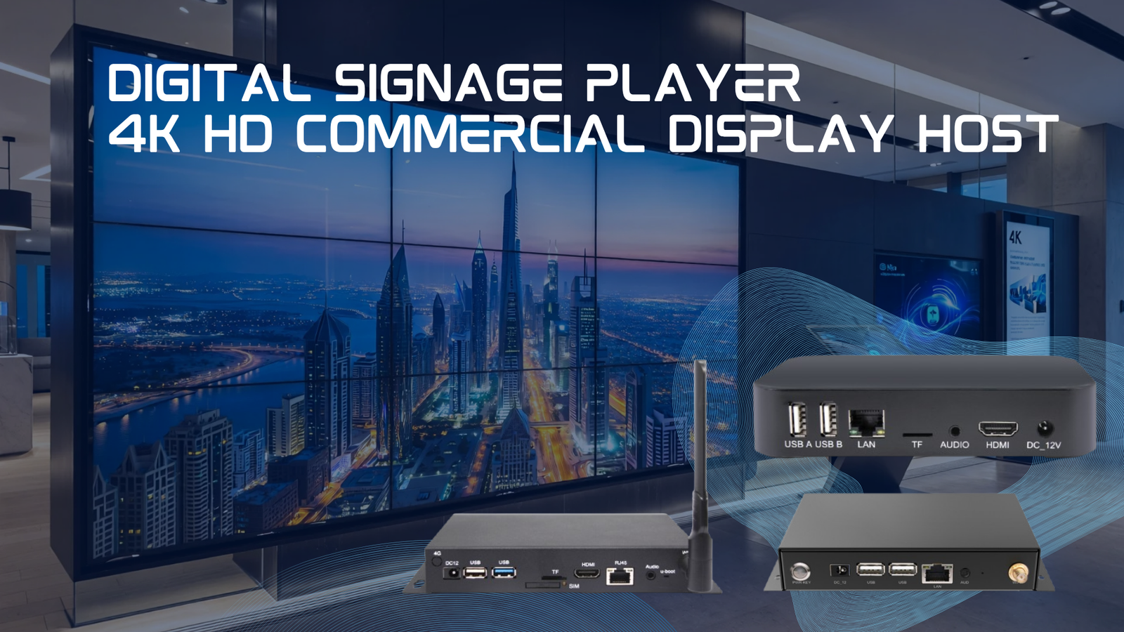 Digital Signage Player | 4K HD Commercial Display Host